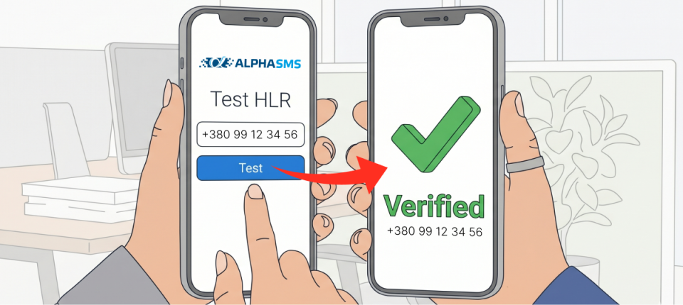 Верификация телефонных номеров с помощью HLR-запросов